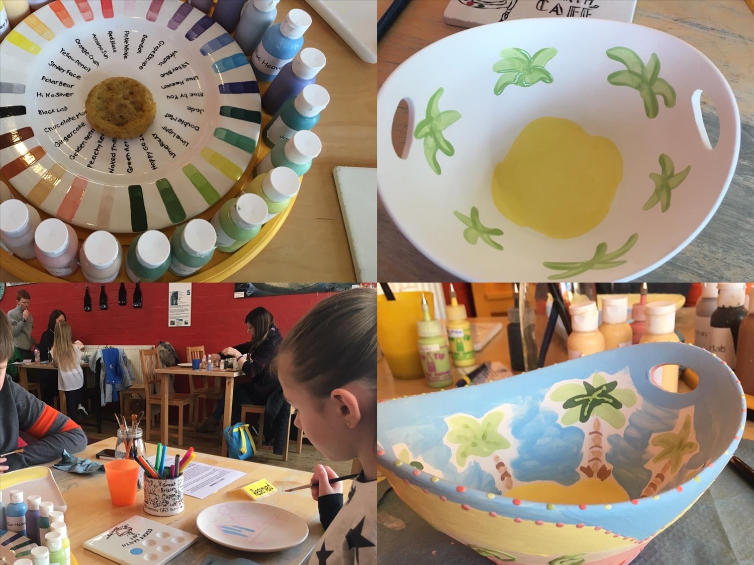Sticky Earth Cafe pottery painting Cromer @NorfolkCoastline